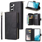 For Samsung S23 S22 S21 S20 Fe Ultra S10 S9 Plus Case Leather Wallet Flip Cover