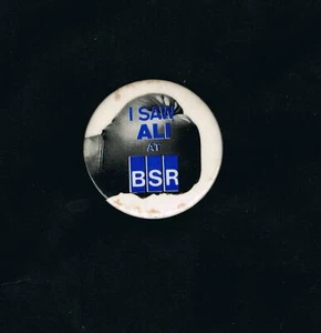 RARO BSR Africa Muhammad Ali Cassius boxe argilla pinback bottone boxer - Foto 1 di 1