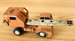 1950s Gama Faun 922 Mobile Bagger Trucks Crane ORANGE VERY RARE 5.5” Length Toy - Picture 1 of 8