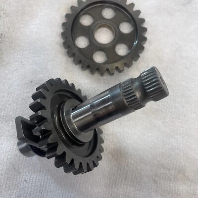 KAWASAKI KX400 KX450 1974 1975 1976 EJE DE ARRANQUE ENGRANAJE TRINQUETE KICKSTARTER Foto 1 de 4