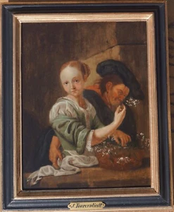 Jacob Toorenvliet Umkreis, Geruchssinn, Genre, Ölbild auf Holz, gerahmt - Bild 1 von 11