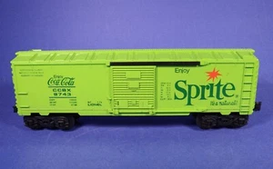 Lionel O Scale Coca-Cola SPRITE Soda Advertising Boxcar 9743 - Picture 1 of 6