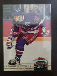1992-93 Tony Amonte Members Choice Stadium Club Hockey New York Rangers - Picture 1 of 2