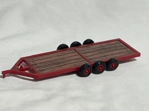 ERTL Mini Toys Hesston Farm Implement Flatbed Trailer, 1/64 - Picture 1 of 2