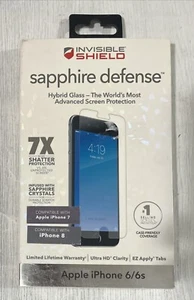 ZAGG Invisible Shield Sapphire Defense Glass Screen Protector iPhone 8/7/6s/6 - Picture 1 of 1