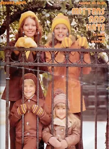 Mittens and Hats to Knit and Crochet, Leisure Arts Leaflet 42, Children & Adult - Picture 1 of 4