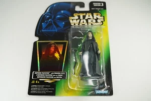 Tarjeta verde Star Wars POTF2 Emperador Palpatine 1996 con Holo #149 - Imagen 1 de 7