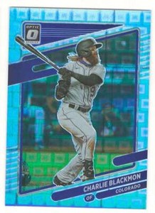 CHARLIE BLACKMON 2021 Donruss Optic /99 Pandora #128 Rockies  ID:21978