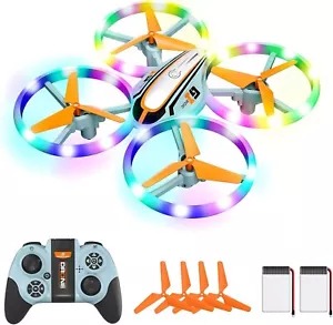 i9 Drohne für Kinder, coole Spielzeug Geschenke für Jungen Mädchen mit bunten Lichtern, RC Quarc - Bild 1 von 17