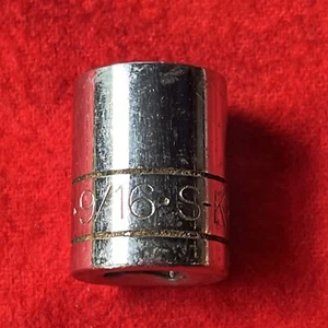 S-K TOOLS 45218 SOCKET 9/16", 3/8” DRIVE, 12 POINT - USA (k22) - Picture 1 of 4