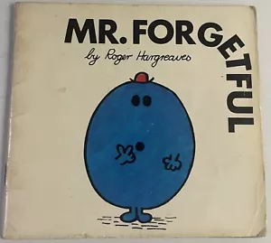 Mr Forgetful Mr Men & Little Miss Little by Roger Hargreaves 1976 Vintage Book - Picture 1 of 24