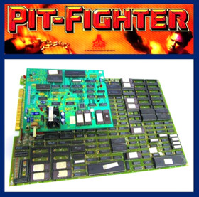 Atari, ORIGINAL, Pit Fighter, JAMMA, PCB, Board Set