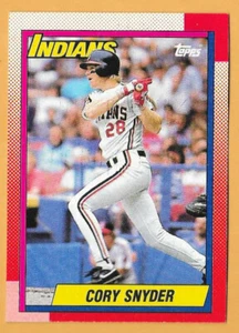 CORY SNYDER CLEVELAND INDIANS #770 - TOPPS CASI NUEVO- COMO NUEVO 1990 - Imagen 1 de 2