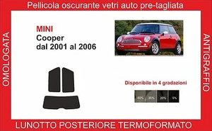 pellicole oscuranti pre- tagliata MINI Cooper dal 2001-2006 kit post termoform - Bild 1 von 1