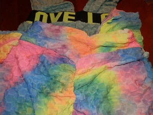 Yuna Fashion Tie-Dye 26" inseam Yoga Pants Leggings Size L Set of 2 Never Worn - Picture 1 of 3