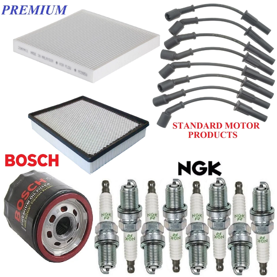 Kit de afinación filtros bujías de cable para GMC SIERRA 3500 HD V8 6,0 L 2017-2019 Foto 1 de 1