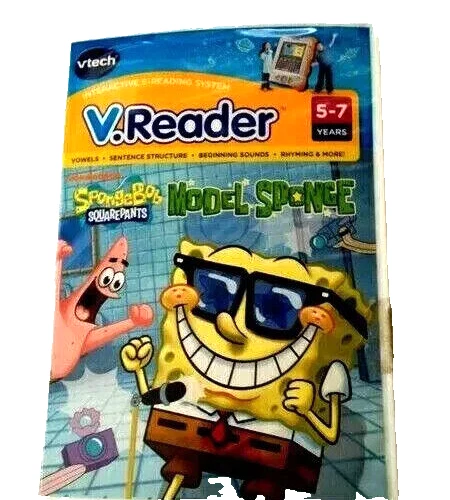 VTech V.Reader Sponge Bob Squarepants Model Sponge with Case (Ages 5-7 yrs.) - Image 1 of 1