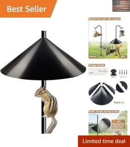 19-Inch Squirrel Baffle for Bird Feeder Pole - Durable & Weatherproof Guard - Picture 1 of 10