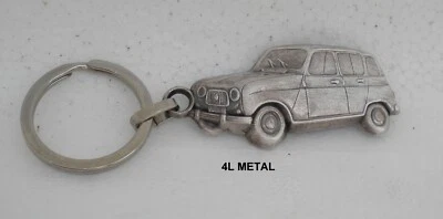  Renault 4 L   Ancien porte clé métal relief 3D  trophée des gazelles ,Afrique - Photo 1/2