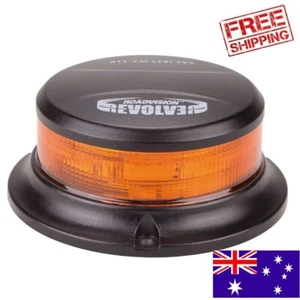 Roadvision LED Beacon Micro Revolver 10-30V Amber Magnetic Mount 28W 10 Function - Picture 1 of 4
