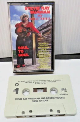 Stevie Ray Vaughan - Soul To Soul - 1985 Blues Rock Cassette Tape - Image 1 of 2