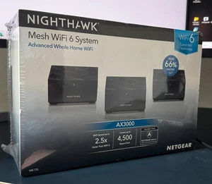 NETGEAR Nighthawk AX3000 Pack de 3 systèmes maillés Wi-Fi 6 MK73S-200NAS - Photo 1/8
