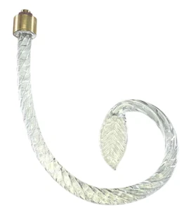 8 Zoll Kronleuchter Seil Schnörkel mit Blatt Gold Chrom Fitting Messing Zwinge - Bild 1 von 6