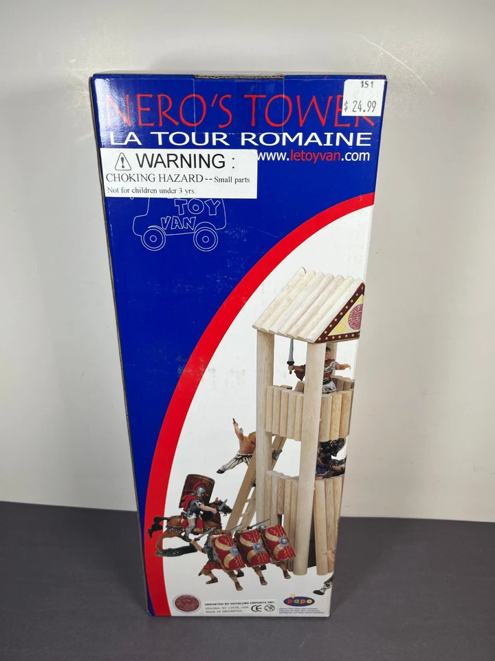 Juego de madera Papo NERO'S TOWER edificio romano Le Toy Van TV239 Foto 1 de 4