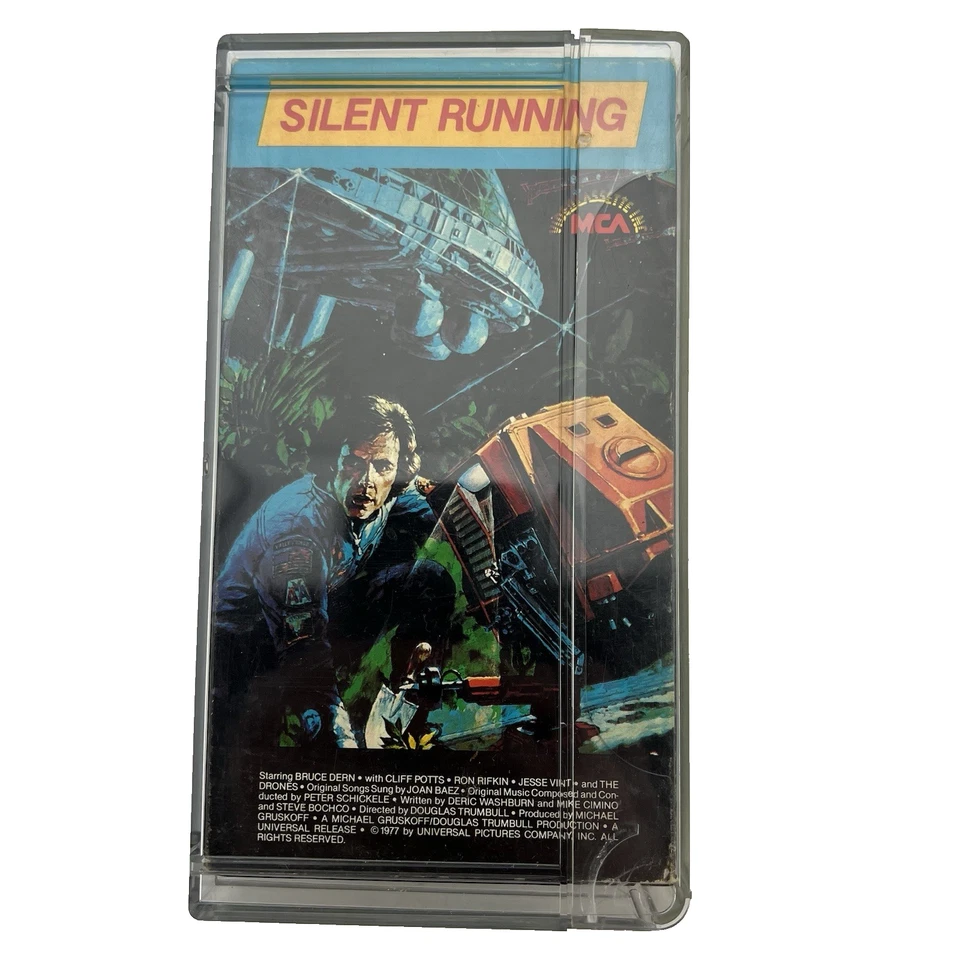RARE Silent Running 1994 VHS Tape 1972 Sci-Fi Film Bruce Dern w/Clear storage - Image 1 of 4
