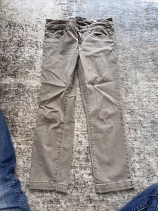 Level 99 Jeans Women 29P Lily Crop Skinny Straight Mid Rise Gray Anthropologie - Picture 1 of 12