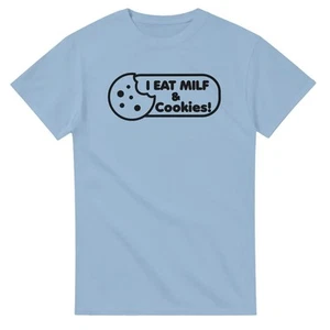 MILF and Cookies T-Shirt - Classic Fit, Heavyweight Cotton - Bild 1 von 76