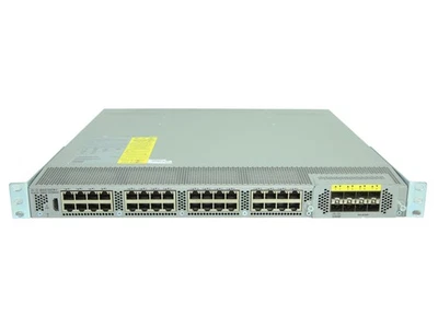 Switch Cisco N2K-C2232TM-E-10GE Fabric Extender 32x 10Gb 8x SFP+ 10Gb Rack Ears - Image 1 of 4