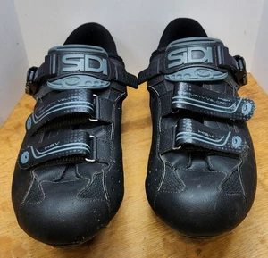 SiDi Genius 7 Shadow Carbon 45 EU / 12 US Herren Clip-In Schuhe Gebrauchter Zustand  - Bild 1 von 12
