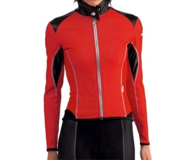 ASSOS Suiza Mujer Umajack 851 Ciclismo Rojo Y Negro Chaqueta Talla Pequeña Foto 1 de 4