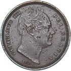 1837 Half Farthing - William IV British Copper Coin - Nice