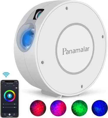 PANAMALAR Smart Sternenhimmel Projektor, WLAN LED Projektor Galaxy Sternenlicht  - Bild 1 von 4