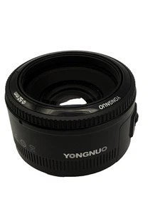 Yongnuo YN 50mm f/1.8 AF/MF Lens for Canon DSLR EF Mount - No Caps; Lens Only - Picture 1 of 18