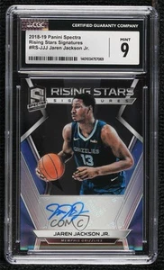2018 Spectra Rising Stars Signatures /75 Jaren Jackson Jr CGC 9 Rookie Auto RC - Picture 1 of 3