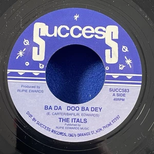 The Itals – Ba Da Doo Ba Dey 7” Vinyl Reissue Single - Picture 1 of 2