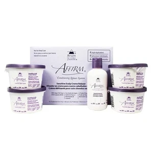 Affirm Conditioning Relaxer System Kit - 4 Applicazioni |Relax Capelli Professionale - Foto 1 di 8