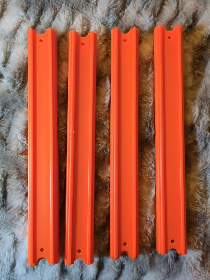 Hot Wheels Straight Orange 12" Tracks - Lot of 16 - Image 1 of 1