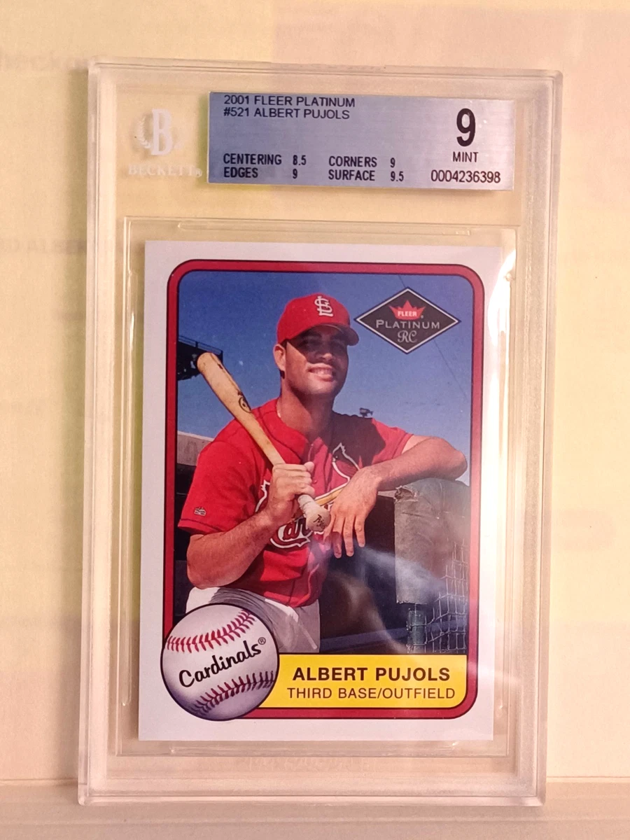Albert Pujols Rookie Fleer Baseball Trading Cards & Accessories