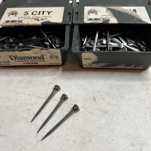 Horseshoe Nails- 1 7/8” DIAMOND - Forging, glass work, crafting. 175 total nails - Picture 1 of 5