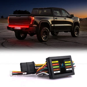 3-to-2-Wire Taillight Converter with 4-Way Flat Extension Vehicle End Connector - Picture 1 of 24