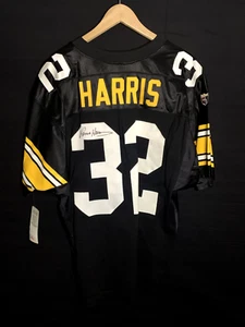 Franco Harris #32 Signed Authentic Wilson Pittsburgh Steelers Jersey Size 48 - Picture 1 of 4