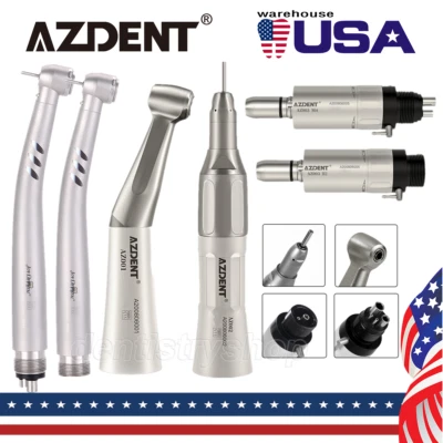 Generador electrónico dental LED de alta velocidad/lenta baja velocidad pieza de mano 4 orificios/2 orificios Foto 1 de 4