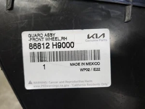 Genuine OEM Kia 86812 H9000 Passenger RH Front Fender Liner 2018-2023 Rio - Picture 1 of 1