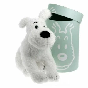TIM & STRUPPI Tintin Milou  plush Soft MOULINSART ca.37cm in Dose mint 35132 - Bild 1 von 1