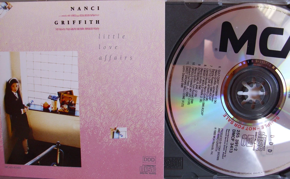 Nanci Griffith- Little Love Affair- MCA 1988- PROMO - Bild 1 von 1