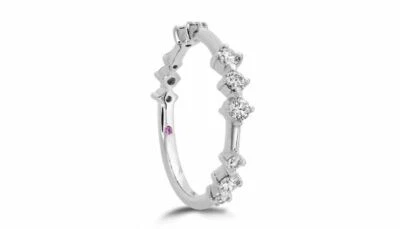 New Hearts on Fire Diamond Fashion Ring/wedding Band HBA75648W-C - Image 1 of 2